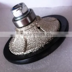 High Speed H Shape Vacuum Brazed Diamond Profile Wheel With M14 Connection thumbnail-1