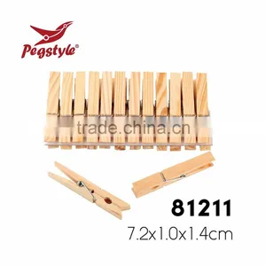 Cheap Price Useful Peg Custom Design Eco-friendly Pine Wooden Clothespin thumbnail-4