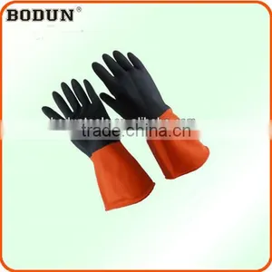 A3023 Double Color Rubber House Glove House Cleaning Glove thumbnail-1