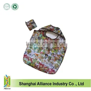 Eco Reusable Foldable Shopping Tote Bag Cute Cartoon Shopping Bags thumbnail-1