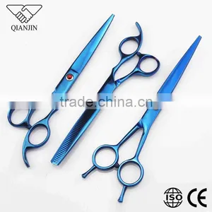 2 Colors Coating Pet Grooming SHEARS Curved or Straight Blades for DOG CAT Hair CUTTING thumbnail-6