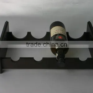 Black Varnish New Design Wooden Wine Stand thumbnail-1