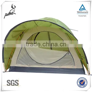 4 Person Fibreglass Poles Fishing Camping Tent thumbnail-1