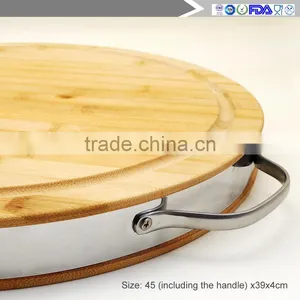Factory Direct Sale of Super Thick Beautiful 100% Organic Bamboo Cutting Boards thumbnail-4