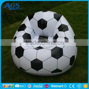Environmental Material Soccer Style Inflatable Seat Cushion thumbnail-2