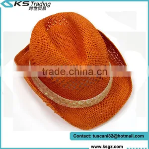 Wholesale Paper Straw Cowboy Hat Handmade For Sourcing thumbnail-1