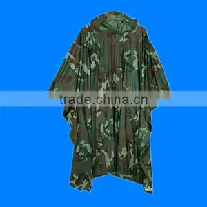Printing Waterproof PVC Military Poncho thumbnail-2