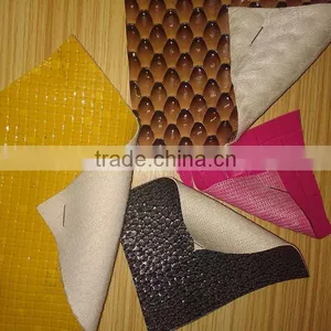 A Grade PVC Sponge Leather Stocklot F or Shoes ,Bags thumbnail-1