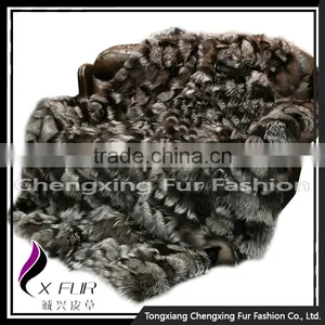 CX-D-116 New Design Bedding Sets / Fox Fur Blanket / Bed Cover thumbnail-3