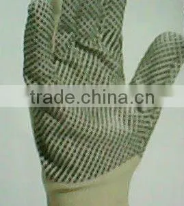 Confortable Cotton Gloves With Black PVC Dots All-purpose Working Gloves thumbnail-1