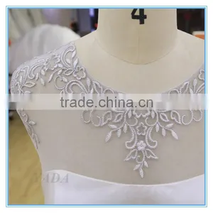 Elegant Screen Cloth Embroidery Satin Weddings Bridesmaid Dresses Maxi Dress thumbnail-4