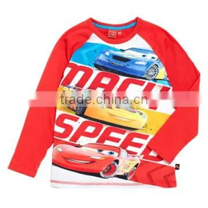 2015 Sky Blue 100% Cotton Long Sleeve Children's T-shirt thumbnail-2