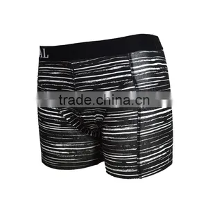 Sexy Striped Male High Quality Underwear Boxer Briefs for Men thumbnail-2