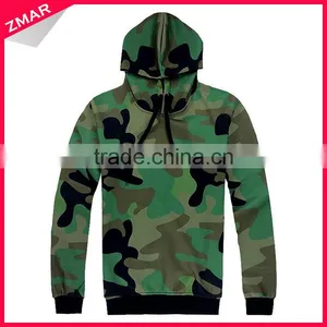 Design Your Own Sublimation Print 3D Long Sleeve Wholesale Camo Hoodie Sweatshirt thumbnail-1
