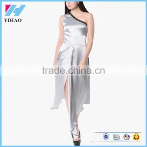 Summer New Fashion Apparel Clothes Sexy Women's Asymmetric Party Dress thumbnail-1