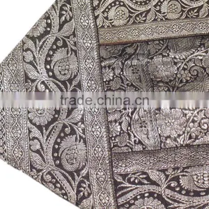 Beautiful Decorative Couch Pillows Chocolate Zari Furniture Designer Cushions thumbnail-3