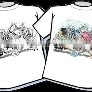 Classical Color Changing Printed Polo Shirts thumbnail-1