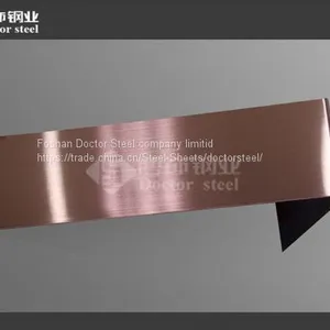 High Precision Cold Rolled Stainless Steel Sheet,coffee Hairline Stainless Steel Plate thumbnail-4