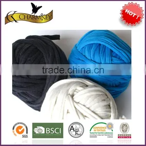 Solid Color Wholesale t Shirt Yarn for Crochet thumbnail-2