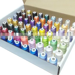 Popular Brother 63 Assorted Color Embroidery Machine Thread 500m/color for Any Embroidery Machine thumbnail-4