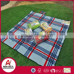 100% Polyester Polar Fleece Outdoor Waterproof Softtextile Camping Mat thumbnail-1