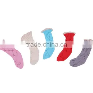 Baby Christmas Lace Boot Socks With Solid Color, Baby Boot Warmer Socks thumbnail-4