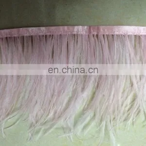 15-18cm Fabric Ostrich Feather Trim thumbnail-1