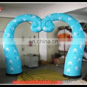 Event Inflatable Fabric Wedding Arches / Inflatable Entrance Arch thumbnail-1