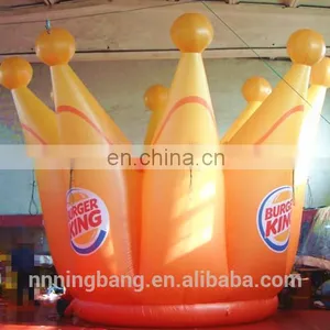 Yellow Inflatable Crown Model for Advertising,inflatable Crown Replica thumbnail-2