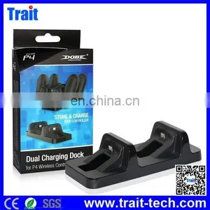 High Quality New DOBE USB Charging Dock Station Stand for PS4 Game Controller Black Charger thumbnail-3