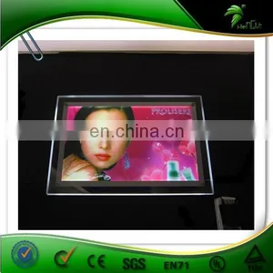 Hot Sale High Bright Hanging Acrylic Slim Led Light Shadow Box thumbnail-1