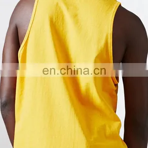 Tank Top Singlet Gym / Muscle Tank Top Singlet Stringer Mens Bodybuilding Vest thumbnail-4