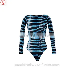 Custom Design Blue Shades Anti-UV Sun Protection Rash Guard thumbnail-1