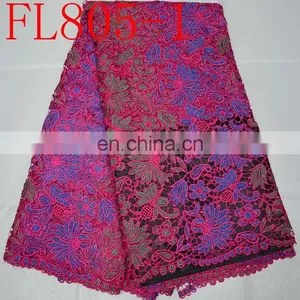 Free Shipping African Ladies Suit Lace Design New Lace Design Cord Guipure Lace Fabric thumbnail-5