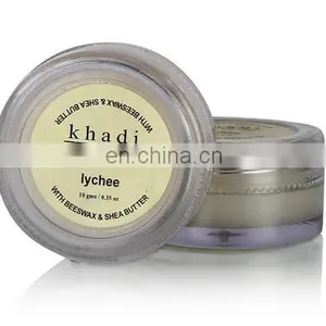 Khadi Natural Herbal Natural Lychee Lip Balm thumbnail-1