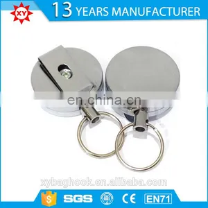 Logo Printing Metal Keychain Function Badge Reel Holders thumbnail-1