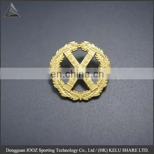 Souvenir Metal Badge /badge of Honor /badge Manufacturer Embossed Debossed Golden Badge Pin thumbnail-2
