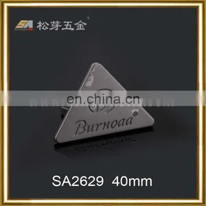Custom Metal Logo Plate for Handbags,3D Metal Logo Plate,handbag Logo Metal Plate thumbnail-6