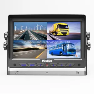 AHD 7 Inch Rear View Split Quad Monitor thumbnail-2