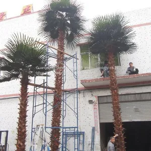 New Natural Design High Artificial Palm Tree With True Palm Tree Bark thumbnail-1