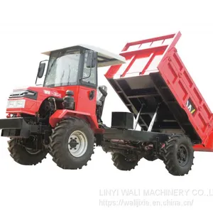 4WD Articulated Steering Fruit Transportation Tractor for Swamp Area thumbnail-1