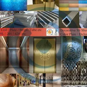 304 8k Mirror Surface Decorative Stainless Steel Plate,no.8 Color Decorative Stainless Steel Sheet thumbnail-4