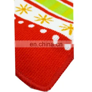 Custom Wholesale Premium Print Logo Microfiber Knitting Cleaning Cloth Kitchen Car Wash Household Micro Fiber Dish Cloth Towels thumbnail-1