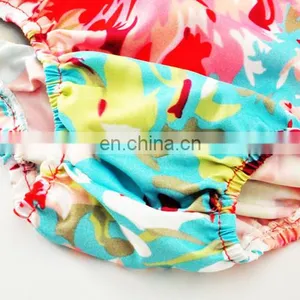 Boutique Infant Girl Flower Bodysuit Cute Floral Newborn Baby Ruffle Romper thumbnail-6