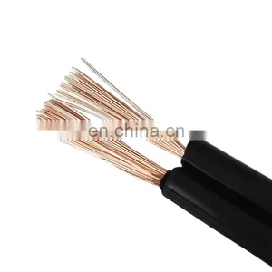 High Quality Ul2468 8 Awg 12Awg 14Awg Speaker Cable Pure Copper 2 Cores Flat Black And Red Speaker Wire Electrical Wire thumbnail-2