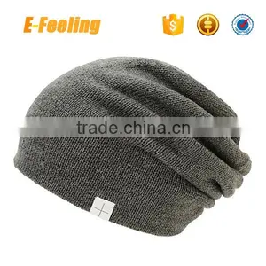Custom Slouchy Beanie, Knit Slouchy Beanie Hat, Slouch Beanie thumbnail-3