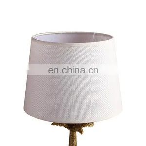 Creative Design Coconut Trees Shape Custom Cheap Bedroom Nightstand Vintage Table Lamp Resin thumbnail-3