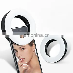 The New Cross-border LED Mobile Phone Live Fill Light Selfie Artifact Round Beauty Ring Light Anchor Fill Light thumbnail-1
