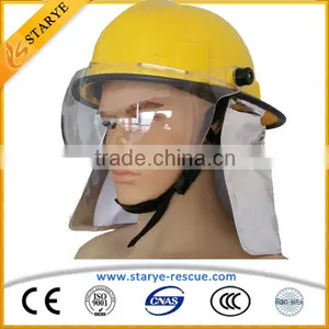 CE Standard Fireman Protective Firefighting Helmet Korean Type Fire Helmet Quality Choice thumbnail-1