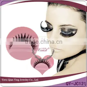 Long Thick Cosmetic Synthetic Fiber False Eyelashes thumbnail-1